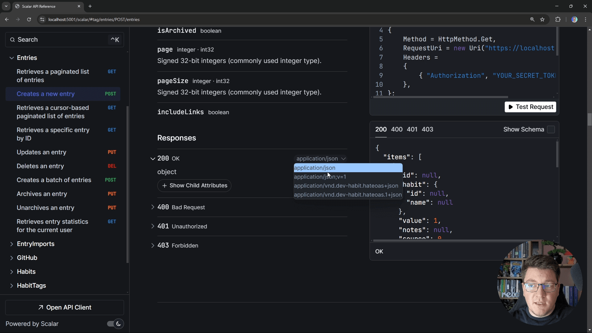 Documenting REST APIs