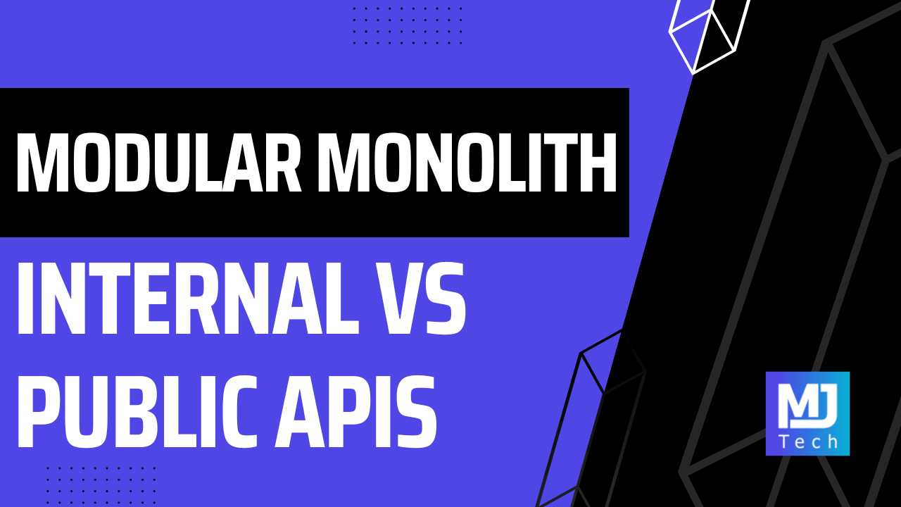 Internal vs. Public APIs in Modular Monoliths