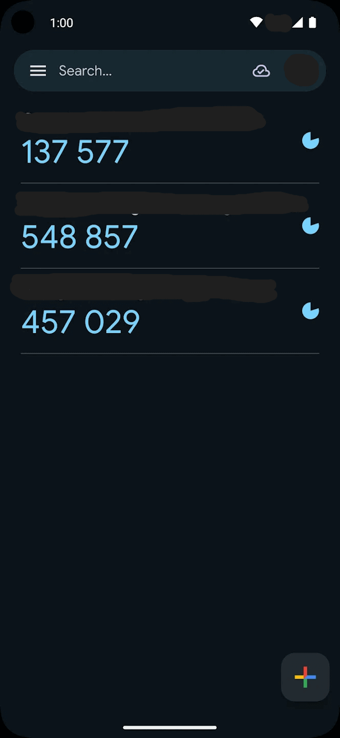 Google Authenticator showing a TOTP entry for MyApp with a 6-digit code and a 30-second countdown timer.